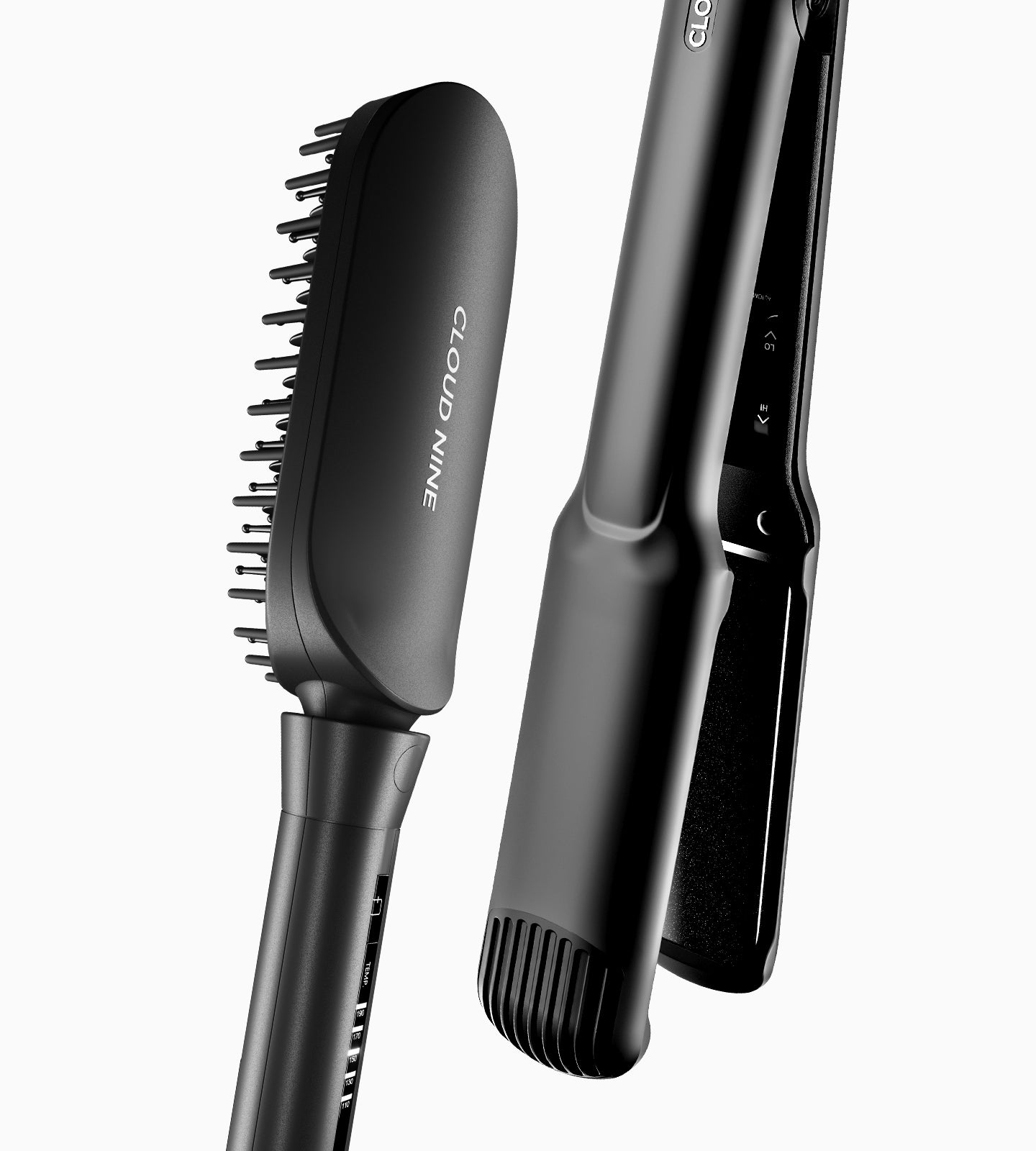 Flat iron retailer and hot brush